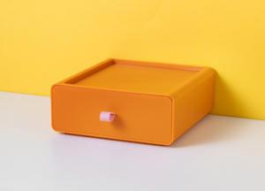 K.Desktop storage box Office supplies storage Office supplies storage Cosmetic storage Sundries storage box 1pcs