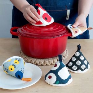 NEXTGENYUN Insulation Anti-Scalding Pot Triangle Hat Thicker Cloth Cover Pot Handle Enamel Pot Cotton Pot Holder Kitchen