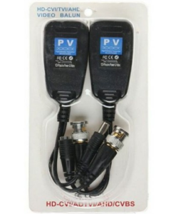 CCTV ACCESSORIES Video Balun 1080P HD TVI CVI AHD BNC 8mp Passive UTP Twisted Pair for HD camera