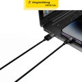 Cáp 3 đầu L Type C Micro 1.2m Baseus StarSpeed CB000030 Trắng. 