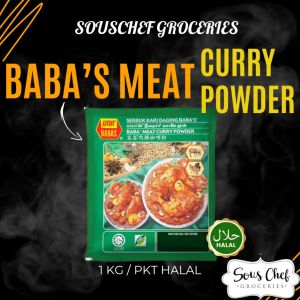 BABAS MEAT CURRY POWDER 1KG/PKT HALAL