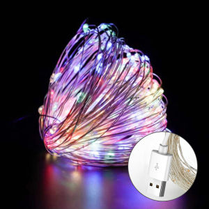 100/50 LED Christmas outdoor lights LED string lights USB fairy light waterproof