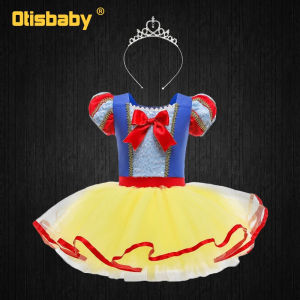 Baby Girls Ballet Tutu Snow White  Sofia Anna  Ball Gown Christmas Costume Kids Belle Alice Party Princess Dress