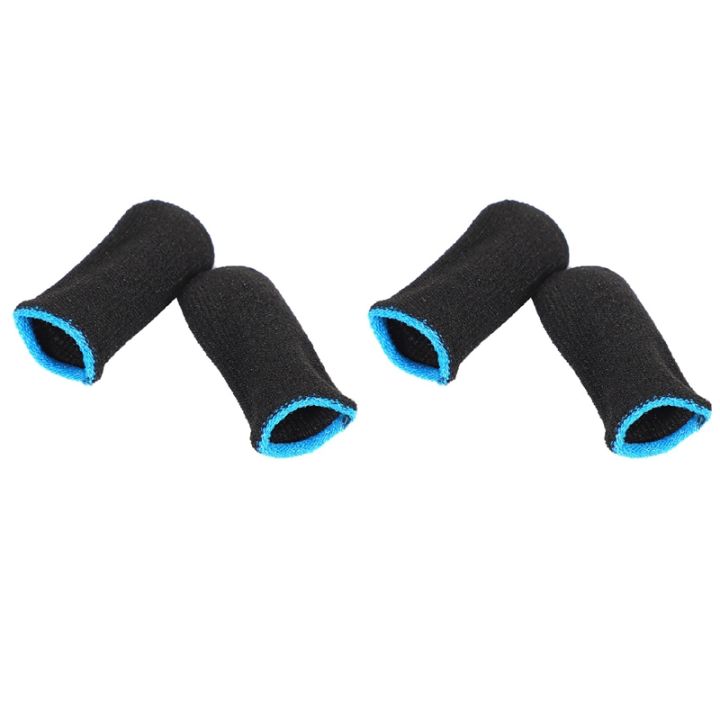 40-Pack Gaming Finger Sleeves - Carbon Fiber Thumb Gloves For Touchscreen Devices