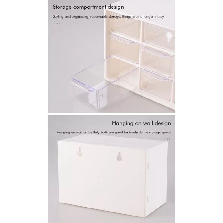 9 Slot Drawers Storage Box 9 Grid Drawer box Desk Organizer for ...