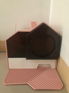 ห้องน้ำแมว บ้านแมว กระบะทรายแมว ทรงบ้าน ห้องน้ำแมวทรงบ้าน ห้องน้ำสำหรับแมว บ้านห้องน้ำแมว house cat toilet