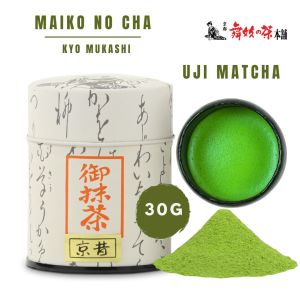 Maiko Tea Kyoto Uji - Kyomukashi Matcha Smooth Umami & Rich Aroma for Usucha - 30g
