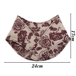 Fairy Castle】ผ้าฝ้ายบริสุทธิ์ใหม่ผ้าพันคอขนาดเล็กสำหรับผู้ชาย & ผู้หญิงปกผ้าพันคอพิมพ์ลายฤดูหนาวอบอุ่นกันหนาวคอประคบร้อนคอ