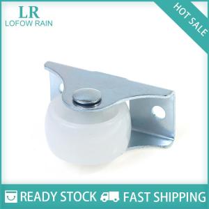 LF Wholesale✨Flash Sale ✨ 4ชิ้น1นิ้วล้อลิ้นชักพลาสติกล้อเลื่อนทิศทางเฟอร์นิเจอร์ขนาดเล็ก