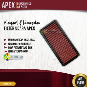 Apex Filter Udara Racing All New VIOS G Limo gen3 YARIS 2013 2014 2015 2016 2017 2018 2019