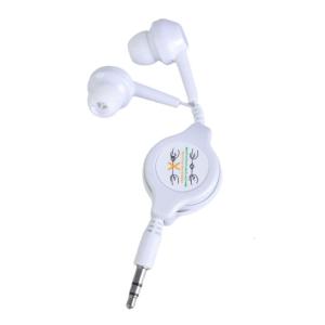 Retractable 3.5mm Headphones Corded In-Ear Corded Earphones Earbuds Headphones 3.5mm Corded Headphones for Smartphones