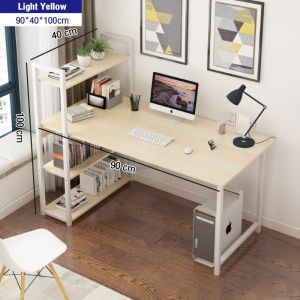 Meja Belajar Meja Tulis Meja kerja Meja Belajar Dengan Rak Buku Meja komputer Meja Desktop Rumah Neja Tulis Sederhana Meja Kantor