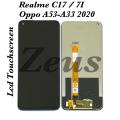 Lcd Oppo A53 2020 - A32 2020 - A33 2020 - REALME C17 - REALME 7I Lcd Touchscreen Fullset. 