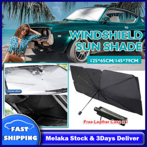 Car Front Windshield Parasol Universal Foldable Car Sunshade Umbrella UV Protection Car Sun Protector Windshield Protection Accessories