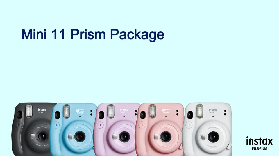 FUJIFILM Instax Mini 11 Instant Camera Prism Edition Package