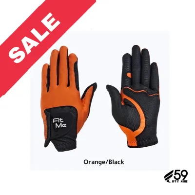 FitMe // ถุงมือกอล์ฟ // Black/Orange