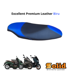 Cover Jok Motor Kombinasi Warna NMAX PCX Vario Scoopy Beat Cover Seat Anti Bocor Tanpa Staples