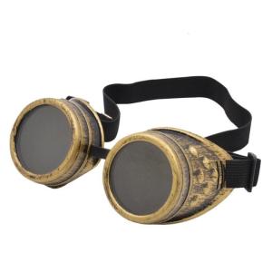 Cyber Goggles Steampunk Goth Cosplay Sunglasses Round Glasses Vintage Party Fancy Dress Halloween Costumes Punk Glasses