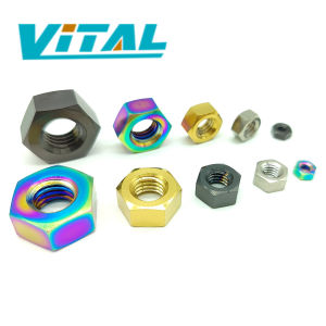 Vitaltitanium Titanium Đai Ốc Lục Giác M3 M8 M10 Đai Ốc Lục Giác Đai Ốc Hợp Kim Titan Cho Xe Đạp Xe Máy Ô Tô Đai Ốc Ti Giá 1 Chiếc