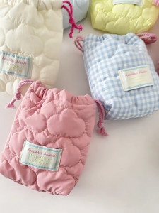 Dây rút túi đựng mỹ phẩm Túi trang điểm chần Vỏ bảo vệ máy ảnh máy ảnh chống Bụi Túi lưu trữ túi giặt đáng yêu