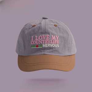 PLUMID - Topi baseball cap wanita visor pendek premium topi bisbol twotone TP 157