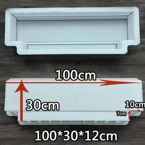 Cement Kerbstone Plastic Mold Road Arc Horse Road Traffic Stone Side Stone Plastic Formwork Garden Curbs Model