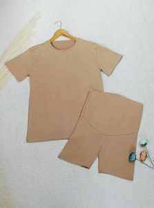 Maternity Terno Tshirt and Maternity Shorts