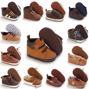 New Fashion Sneakers Newborn Baby 0-18M Girls Boys Soft Crib Shoes Leather Sneakers Non-slip Front Walker Boys Girls Baby Shoes