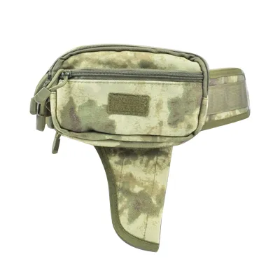 Outdoor Organizer Pouch Hunting Waist Bag Waist Bag with Adjustable Strap Drop-down Holster Fanny Pack Multiple Compartments Organizer Pouch for Outdoor Travel Hiking and Everyday Carry Essentials