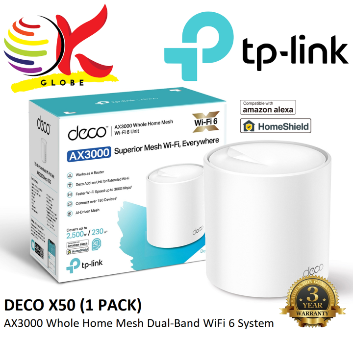 TP-LINK DECO X50 / DECO X50-4G (4G+) / DECO X50-5G (5G) AX3000 DUAL ...