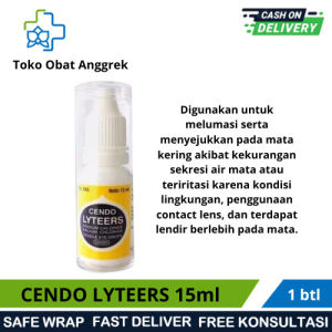 CENDO LYTEERS 15ml/UNTUK MATA KERING/PELUMAS MATA