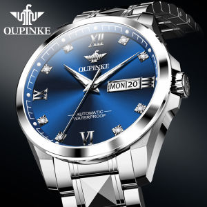 OUPINKE 3262 Star Endorsement Brand Upscale New Product Fully Automatic Machinery Mens Watch Imported Movement Mens Watch
