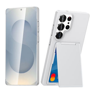 Luxury Insert Card Bag Holder Flip Stand Stand Phone Case For Samsung S26 S25 Edge S24 Plus S23 Ultra Shockproof Protector Cover