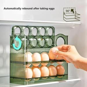 30 Grid Egg Storage Box Refrigerator Organizer Food Containers Egg Fresh-keeping Case Holder Tray Dispenser Kitchen Storage Boxes