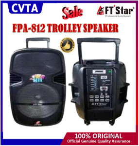 FTStar Megapro FPA-812 12 Powered Portable Audio System (Black)