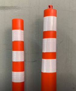 เสาจรา 75cm และ 80cm ลูกล้มลูก วัสดุPE การกระจายเสาถนน การผ่าตัดเสากั้น ราคาที่สะดวกสบาย