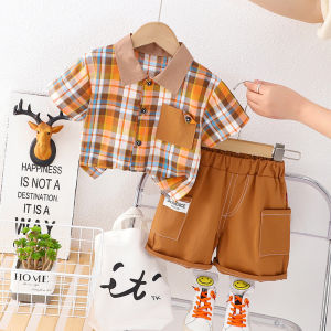 Setelan Kemeja Anak Laki Laki TASH1 Baju Anak Laki Laki Import