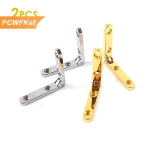 【PCWFKef】 2 cái 90 độ Bản lề cho hộp gỗ đồ trang sức trường hợp tủ đồ nội thất phần cứng