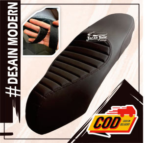 Sarung/Cover Sadel Jok Motor Aerox PCX Nmax Vario Beat Scoopy Mio Motor Bebek Model Caferacer