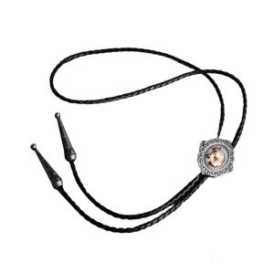 Bolo Tie cho nam giới phong cách cao Bồi Miền Tây Cà Vạt với hợp kim đầu ngựa khóa quý ông Phụ kiện trang phục halloween