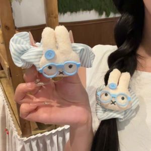 【PINK EMPRESS】Miffy Scrunchie เครื่องประดับผมลายกระต่ายดอกไม้ สไตล์เกาหลีน่ารัก