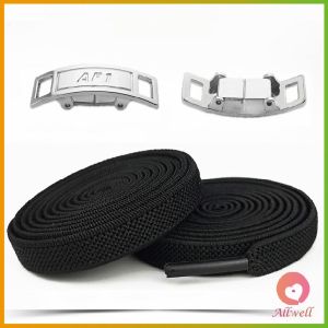 AW เชือกรองเท้าแบบไม่ต้องผูก แบบยืดหยุ่น Shoelace