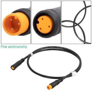 [caichuitan] 1ชิ้นสายเคเบิลแปลง3พินสำหรับ bafang มอเตอร์ไฟฟ้าจักรยานไฟฟ้าตัวขับหัวคันเร่ง eBike ตัวแปลงสัญญาณเซ็นเซอร์สายเคเบิลต่อขยายสำหรับตัวผู้และตัวเมีย