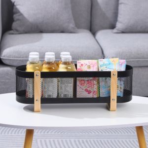 mcute COD ตะกร้าเก็บโลหะ ที่วางของอเนกประสงค์ การสนับสนุนอิสระ ความจุขนาดใหญ่ ชั้นวางของห้องครัว