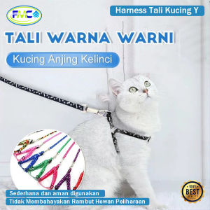 Tali Tuntun Hewan Kucing Anjing Motif Bentuk Y Aksesoris Hewan Tali Tuntun Penuntun Jalan Hewan Kecil Murah Serbaguna Kuat Bahan Nilon