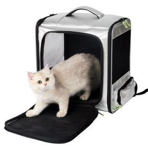 Edenpetz Pet Backpack Breathable Load Cat 5kg Dog 3KG Mest Net Fashion Outdoor Dog Cat Travel Carrier Backpack