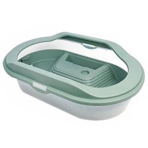 for Turtle for Tank Container Reptile Detachable House Easy to Change Water Plastic Habitat with Areas to Breed Feed Swi