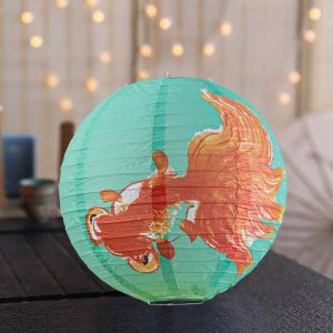 BAIXL mid autumn festival lantern 灯笼中秋节 Luminous Chinese Mid Autumn Lantern Hanging Traditional Round Paper Lantern Japanese Hanging Lanterns Portable Festival Antique Lantern Mid-Autumn Festival