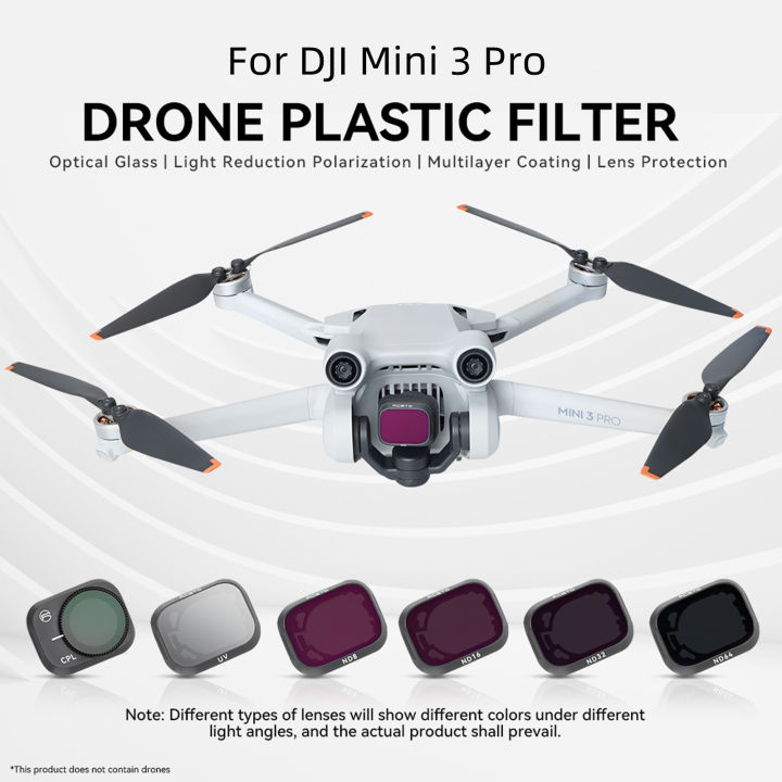 Set Filtri Obiettivo Per DJI Mini 3 Pro - ND-PL UV CPL ND8/16/32/64-PL