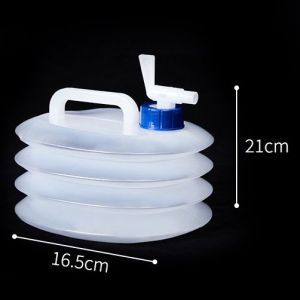 4 Saiz Bekas Air Lipat/Foldable Water Container 15L Collapsible Water Bag Portable Water Storage Bucket/折叠水桶 制水